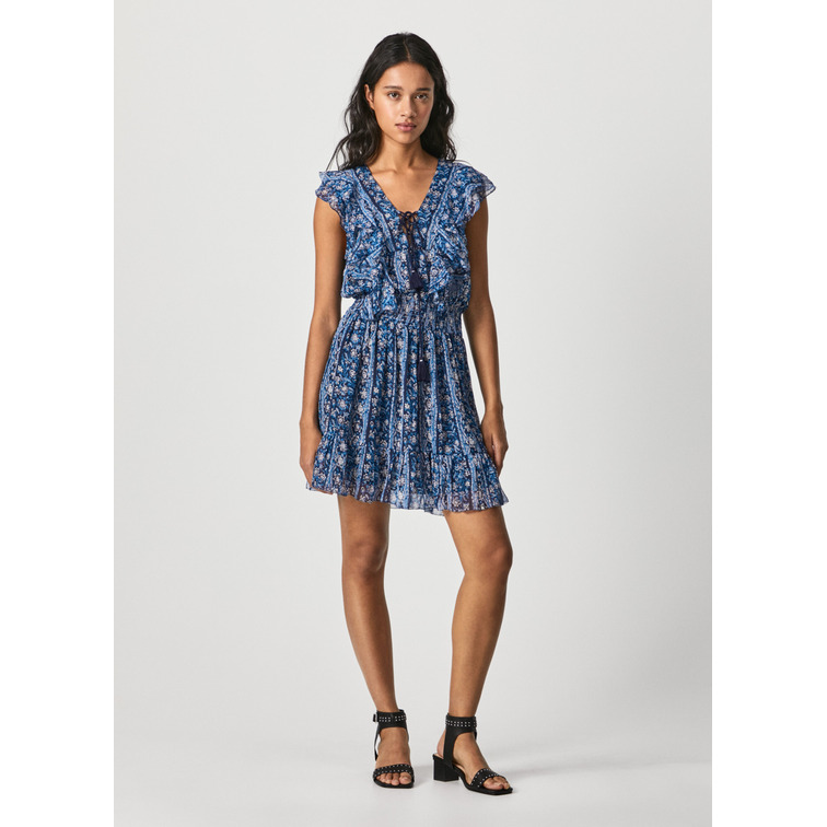 VESTIDO CON ESTAMPADO FLORAL MUJER PEPE JEANS LATISHA