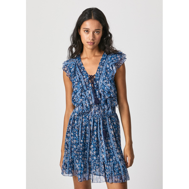 VESTIDO CON ESTAMPADO FLORAL MUJER PEPE JEANS LATISHA