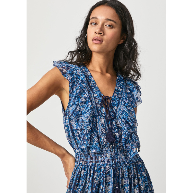 VESTIDO CON ESTAMPADO FLORAL MUJER PEPE JEANS LATISHA