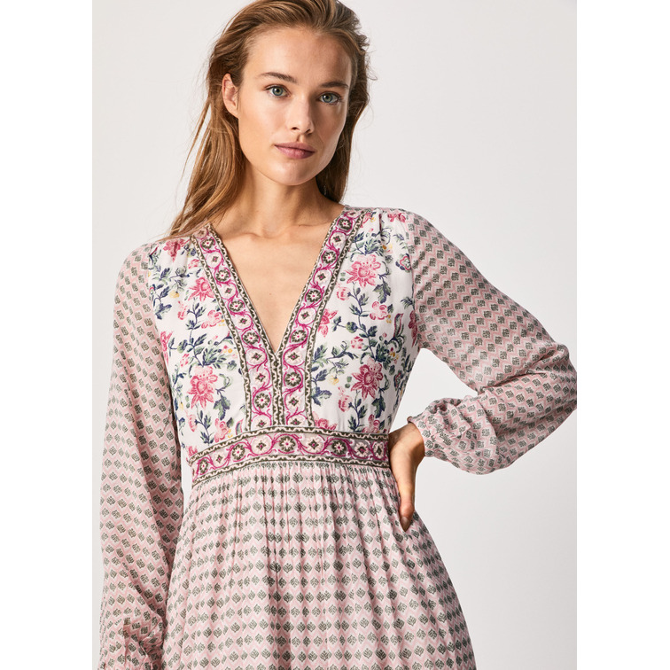 VESTIDO COMBINADO MUJER PEPE JEANS JOLI