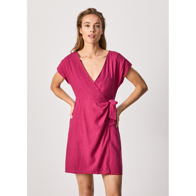 VESTIDO CRUZADO MUJER PEPE JEANS LOTTY