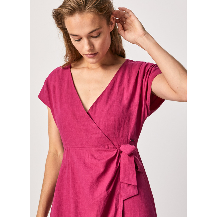 VESTIDO CRUZADO MUJER PEPE JEANS LOTTY