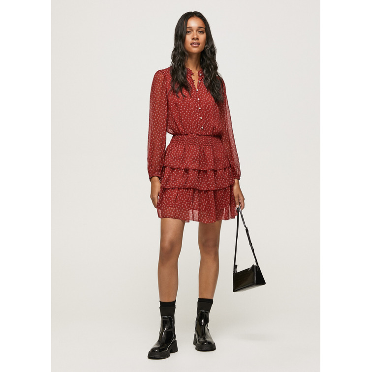 VESTIDO ESTAMPADO FLORAL MUJER PEPE JEANS DELIA