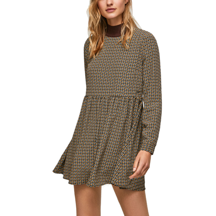 VESTIDO SKATER CON ESTAMPADO FLORAL MUJER PEPE JEANS DIANA