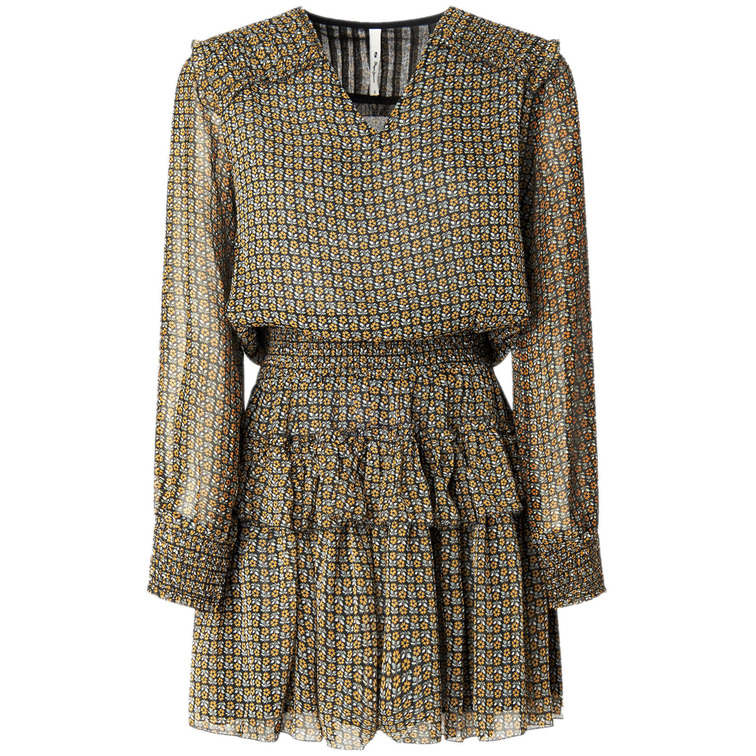 VESTIDO CORTO CON GOMA EN CINTURA MUJER PEPE JEANS LARA