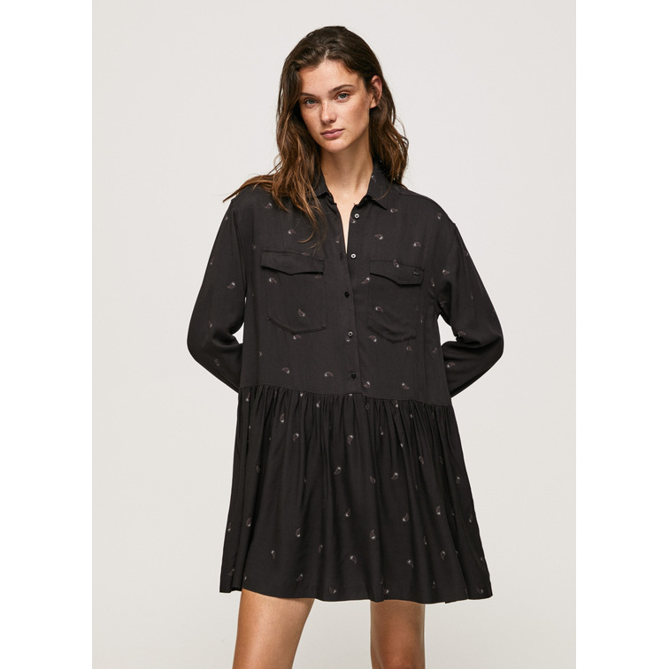 VESTIDO CORTO ESTAMPADO PAISLEY MUJER PEPE JEANS PAOLA