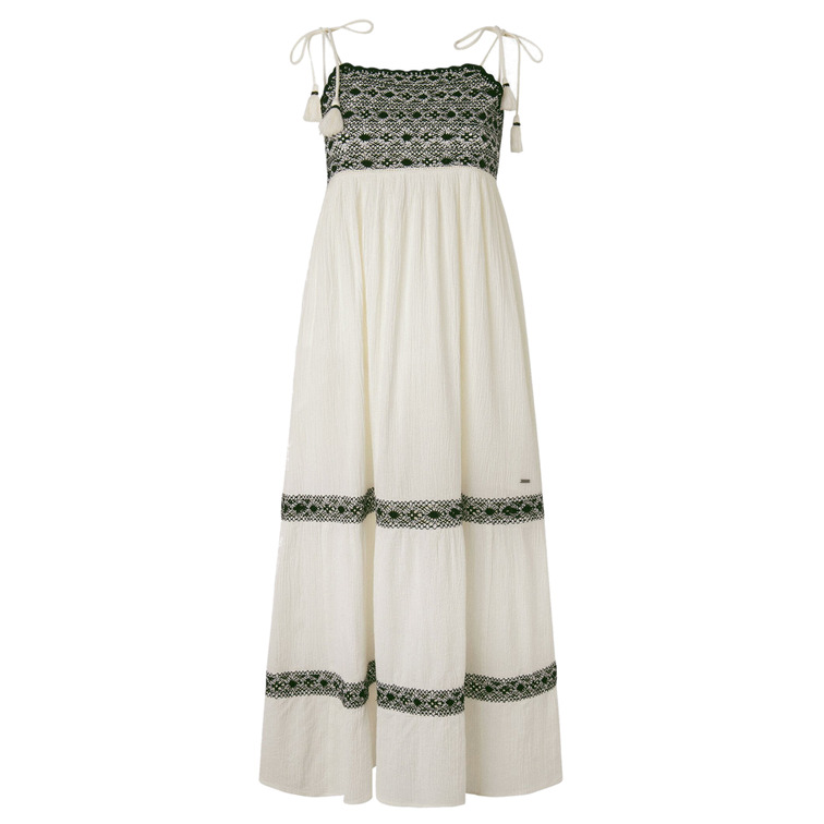 VESTIDO ALGODÓN BORDADO MUJER PEPE JEANS ARIEL