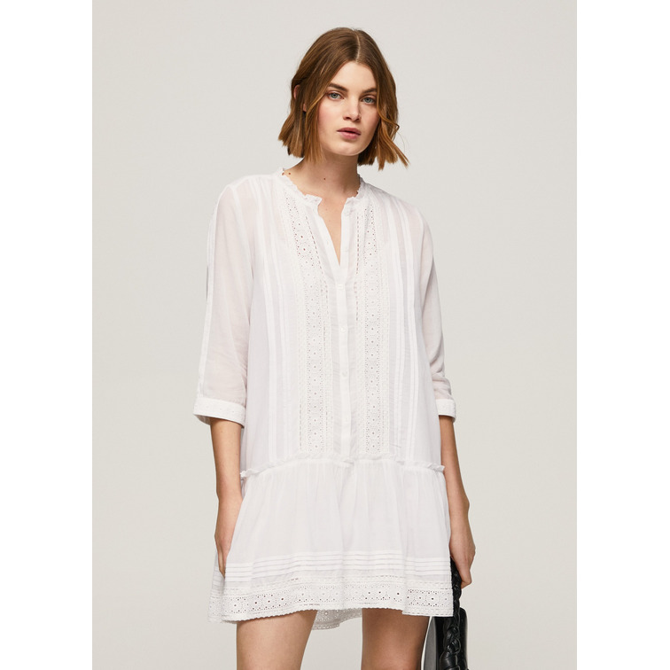 VESTIDO DETALLES CALADOS MUJER PEPE JEANS PATRIS