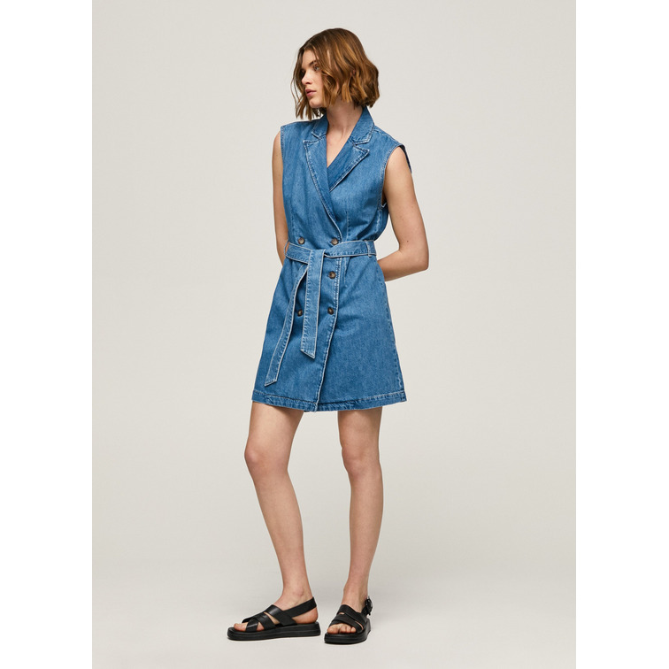 VESTIDO CORTO DENIM MUJER PEPE JEANS CARMEN