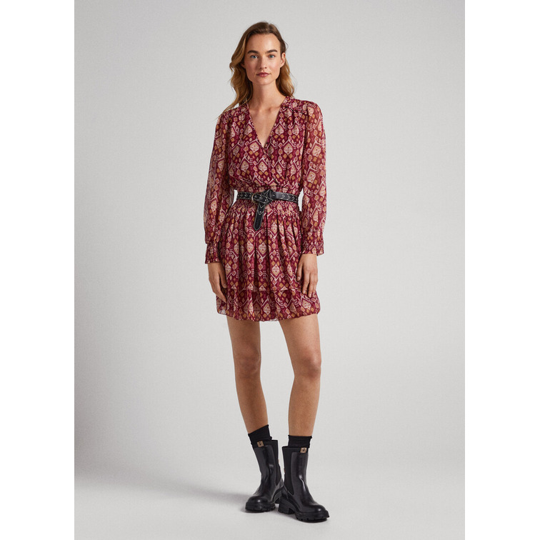 VESTIDO CHIFÓN ORNAMENTAL MUJER PEPE JEANS GALA