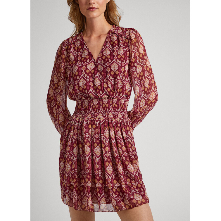 VESTIDO CHIFÓN ORNAMENTAL MUJER PEPE JEANS GALA