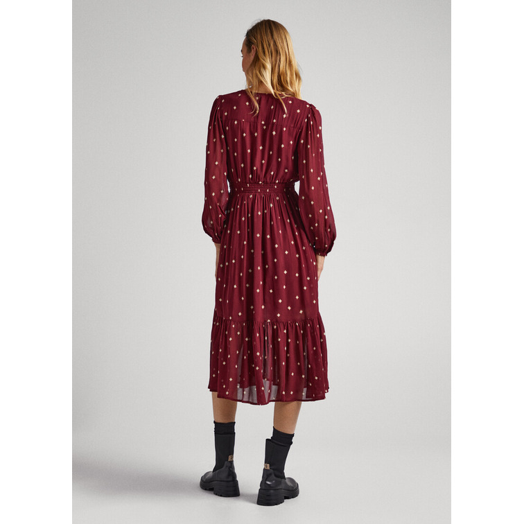 VESTIDO ESTAMPADO PUNTOS MUJER PEPE JEANS GIO