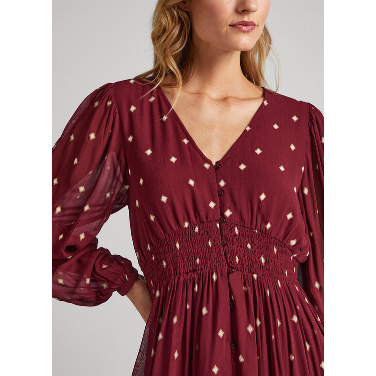 VESTIDO ESTAMPADO PUNTOS MUJER PEPE JEANS GIO