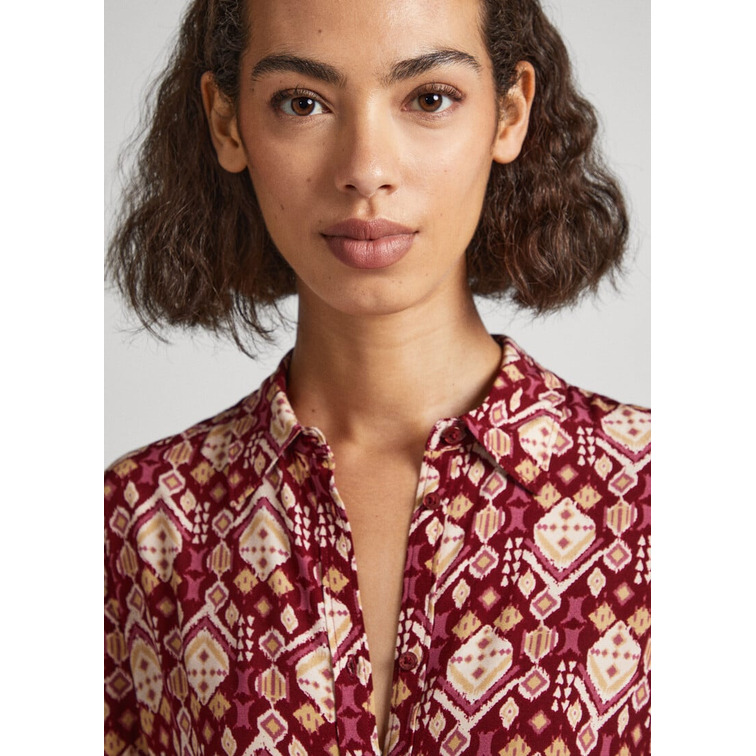 VESTIDO ESTAMPADO ORNAMENTAL MUJER PEPE JEANS GLORIA
