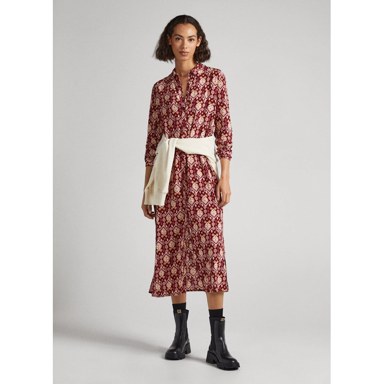 VESTIDO ESTAMPADO ORNAMENTAL MUJER PEPE JEANS GLORIA