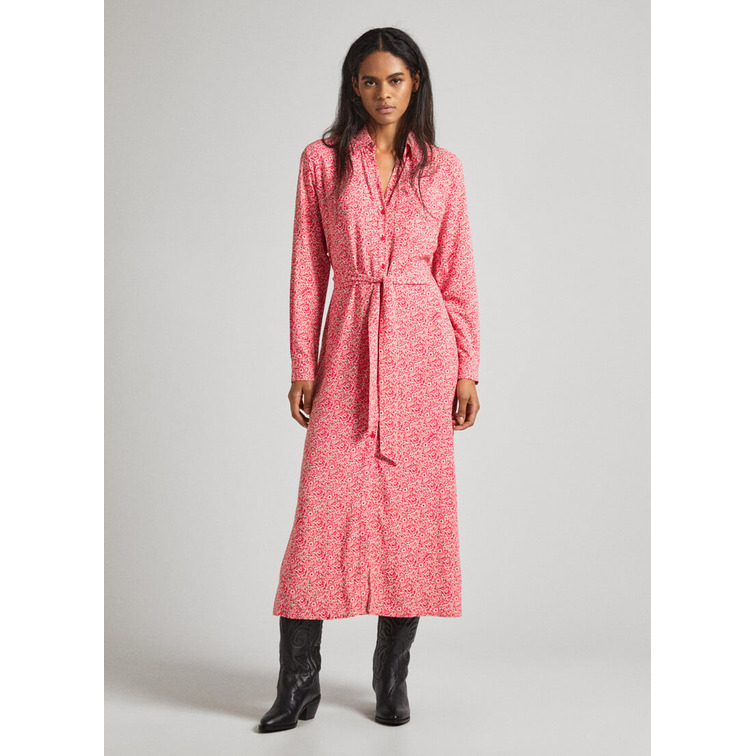 VESTIDO LARGO ESTAMPADO FLORAL MUJER PEPE JEANS