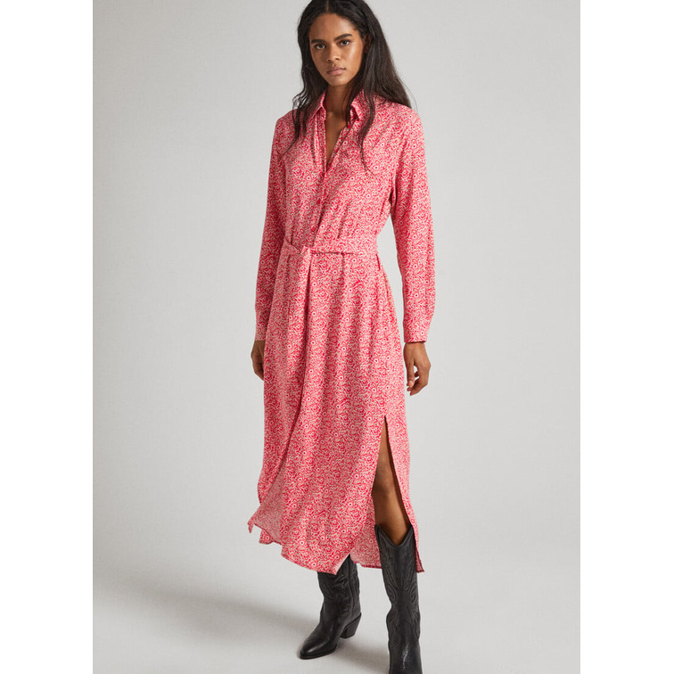 VESTIDO LARGO ESTAMPADO FLORAL MUJER PEPE JEANS