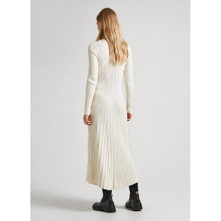 VESTIDO LARGO MUJER PEPE JEANS EN TEJIDO CANALÉ