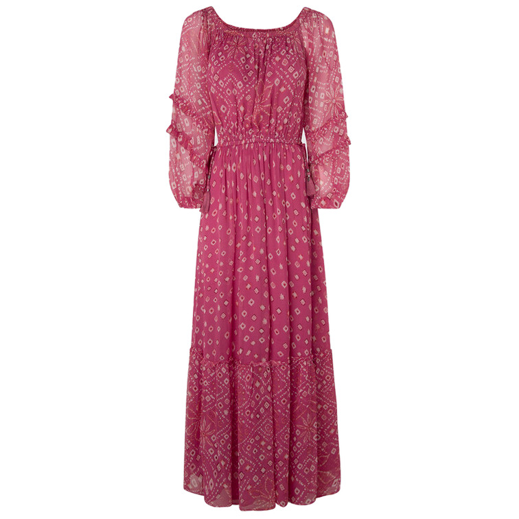 VESTIDO LARGO EN CHIFÓN MUJER PEPE JEANS MARLENE