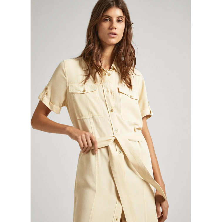 VESTIDO LARGO EN TENCEL MUJER PEPE JEANS EVELINDA