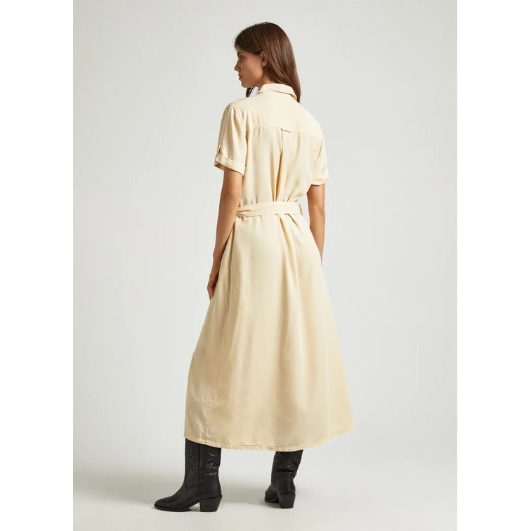 VESTIDO LARGO EN TENCEL MUJER PEPE JEANS EVELINDA