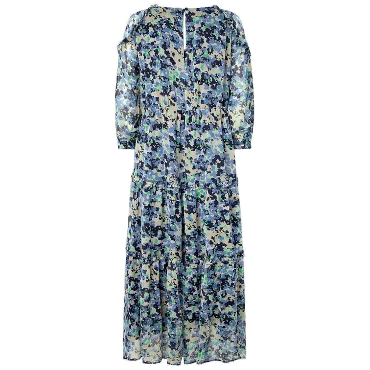VESTIDO LARGO CHIFÓN CON FLORES MUJER PEPE JEANS