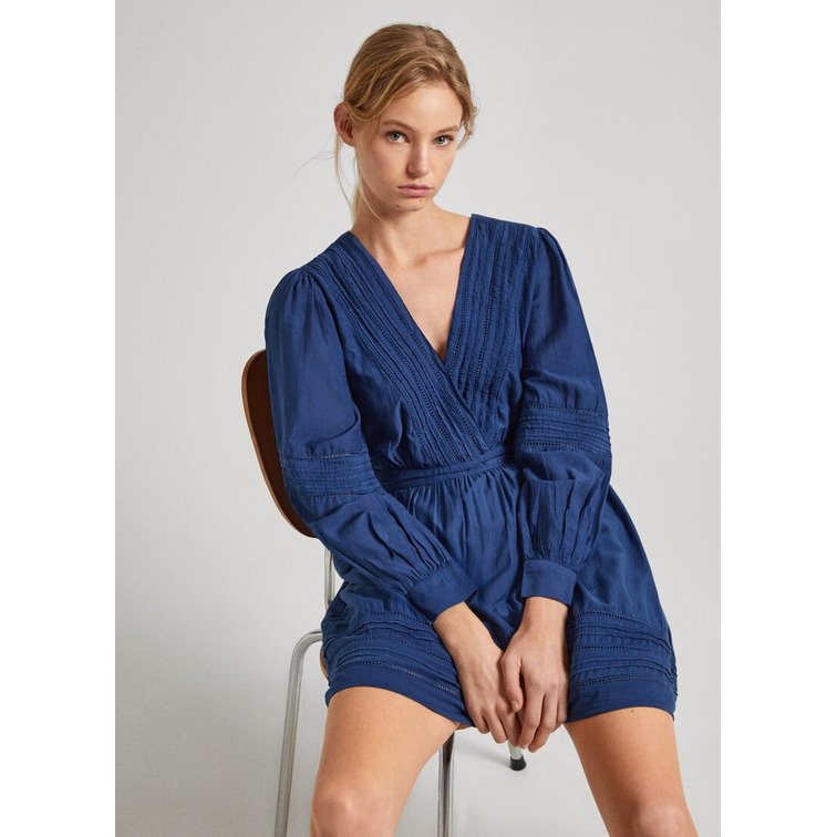 VESTIDO CORTO PLISADO MUJER PEPE JEANS