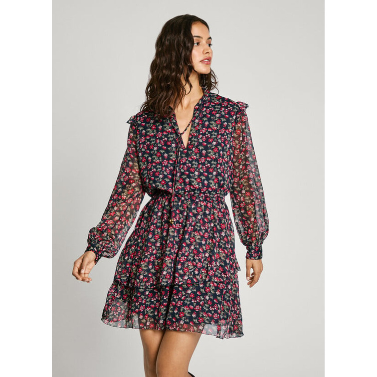 VESTIDO CORTO MUJER PEPE JEANS DE FLORES
