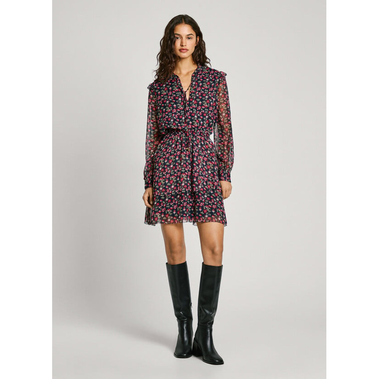 VESTIDO CORTO MUJER PEPE JEANS DE FLORES