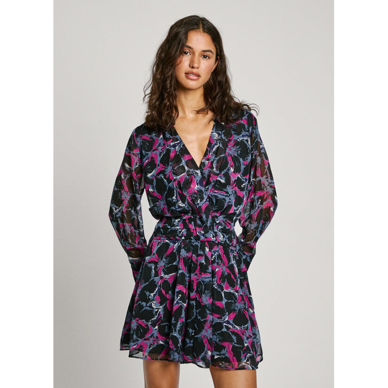 VESTIDO CORTO MUJER PEPE JEANS ESTAMPADO FLORAL