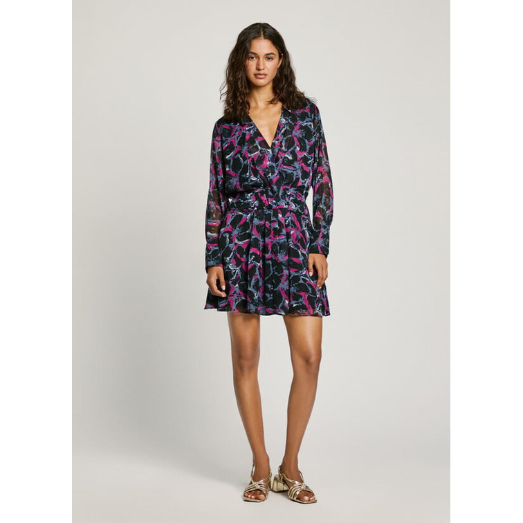 VESTIDO CORTO MUJER PEPE JEANS ESTAMPADO FLORAL