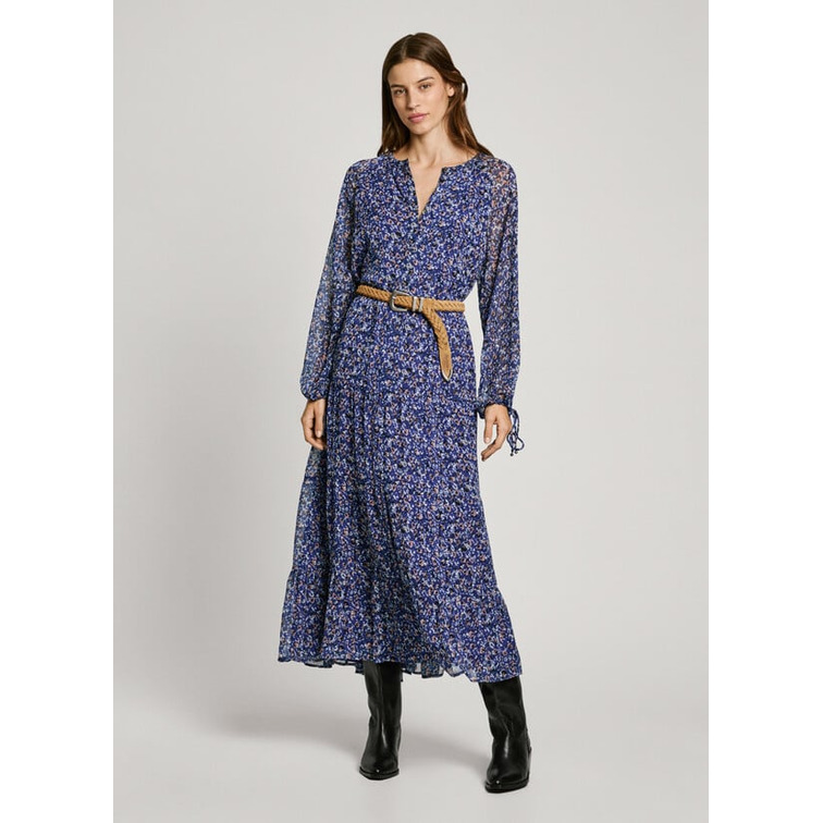 VESTIDO LARGO MUJER PEPE JEANS ESTAMPADO FLORAL