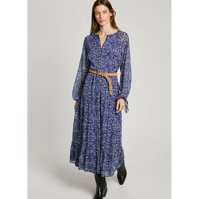 VESTIDO LARGO MUJER PEPE JEANS ESTAMPADO FLORAL