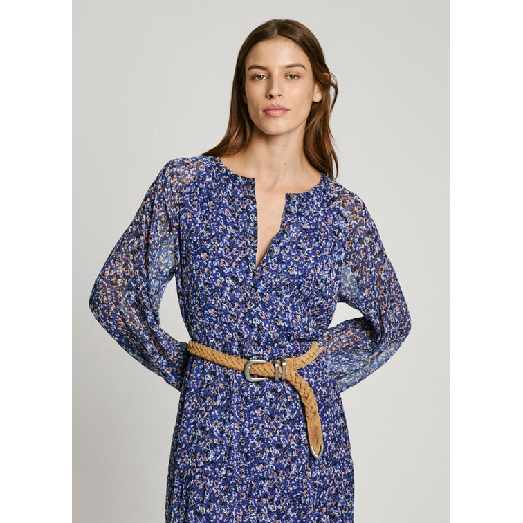 VESTIDO LARGO MUJER PEPE JEANS ESTAMPADO FLORAL