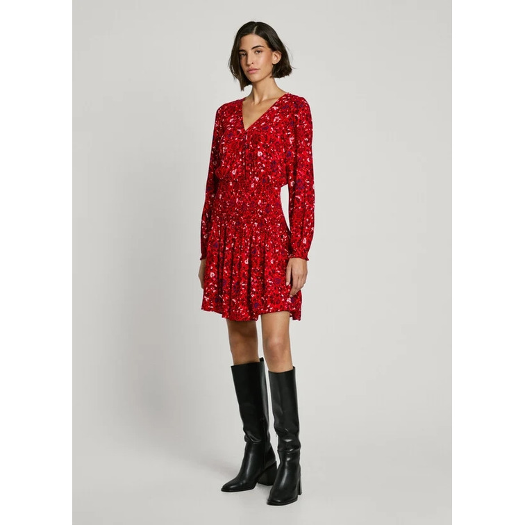VESTIDO CORTO MUJER PEPE JEANS ESTAMPADO FLORAL