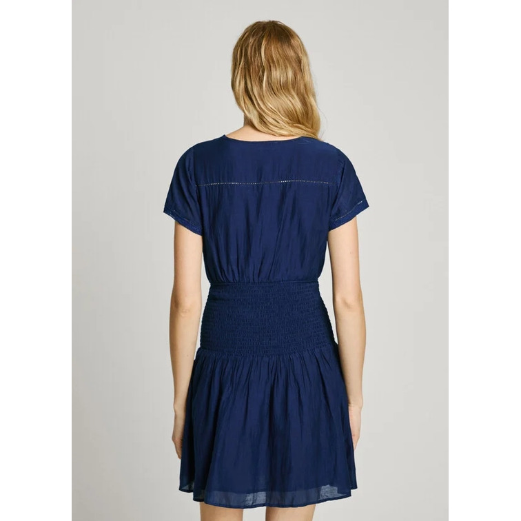 VESTIDO CORTO MUJER PEPE JEANS CUELLO PICO