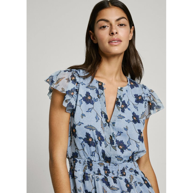VESTIDO CORTO MUJER PEPE JEANS ESTAMPADO FLORAL