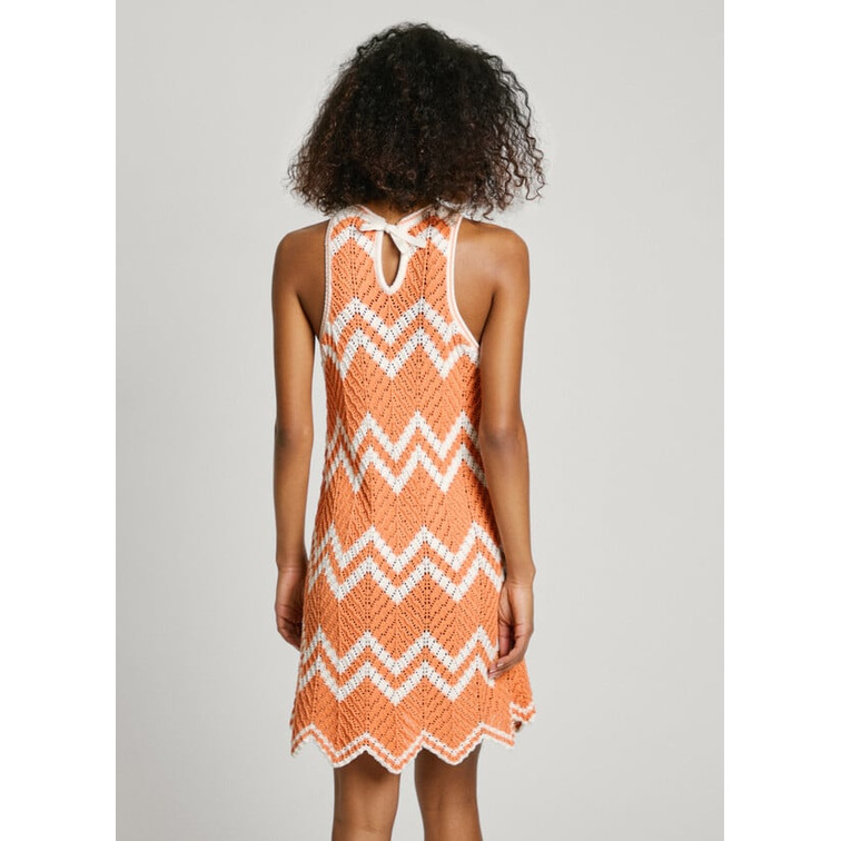 VESTIDO CORTO MUJER PEPE JEANS RAYAS ZIGZAG