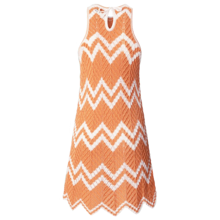 VESTIDO CORTO MUJER PEPE JEANS RAYAS ZIGZAG