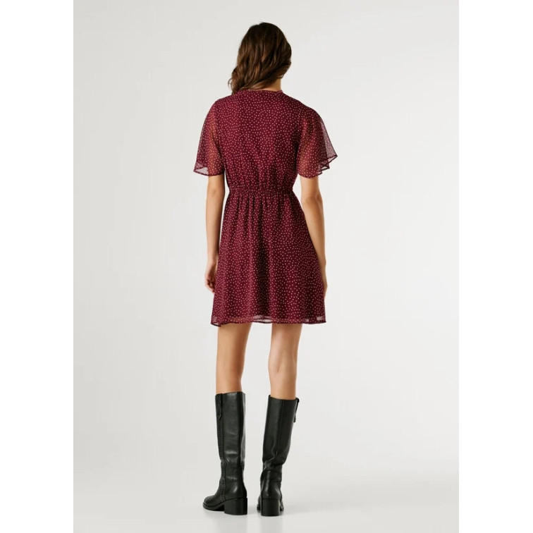 VESTIDO CORTO MUJER PEPE JEANS ESTAMPADO LUNARES