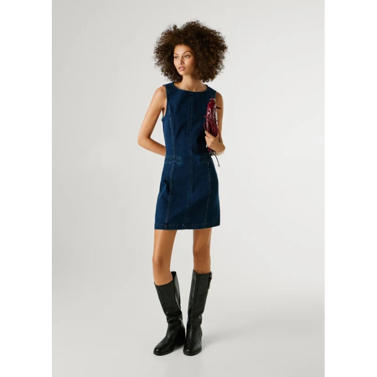 VESTIDO CORTO DENIM MUJER PEPE JEANS FIT REGULAR