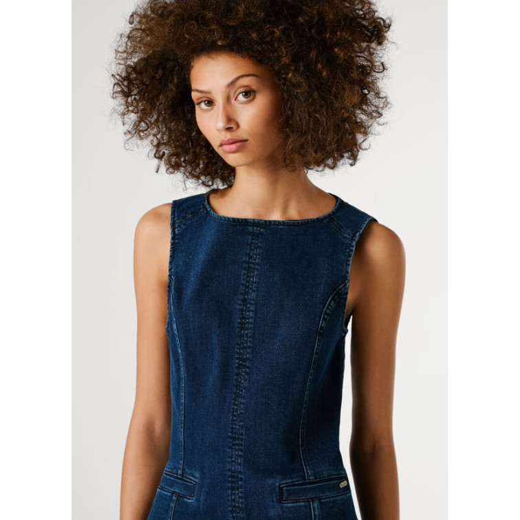 VESTIDO CORTO DENIM MUJER PEPE JEANS FIT REGULAR