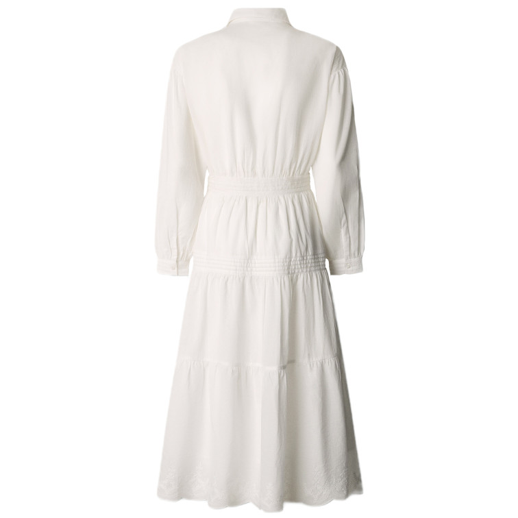 VESTIDO LARGO MUJER PEPE JEANS CUELLO CAMISERO