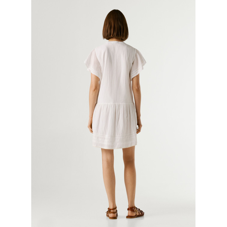 VESTIDO CORTO MUJER PEPE JEANS CON ENCAJES