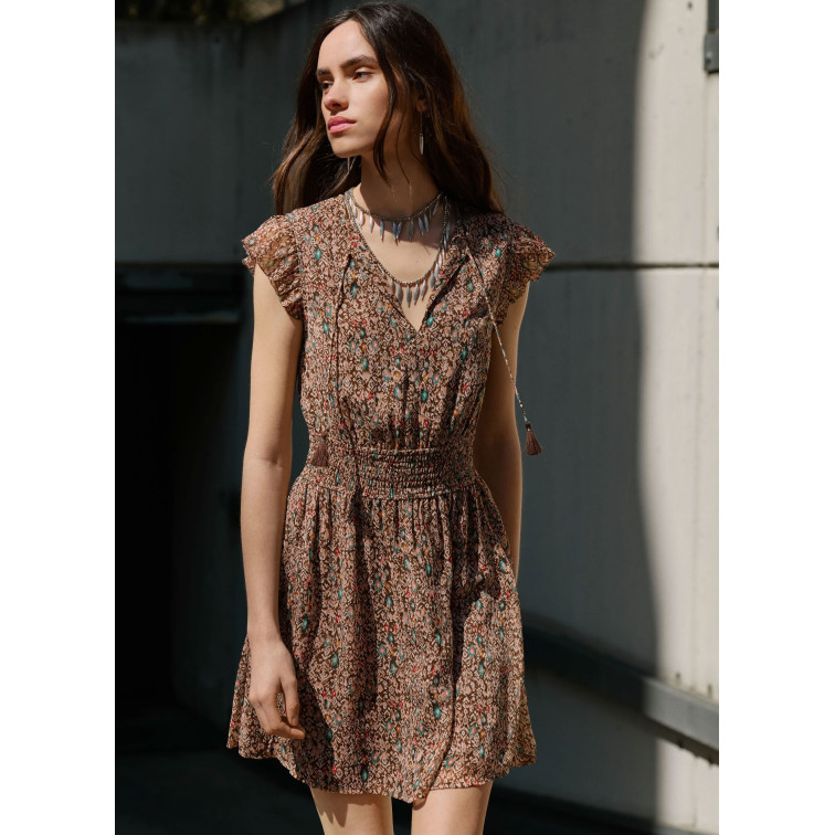 VESTIDO CORTO MUJER PEPE JEANS ESTAMPADO FANTASÍA