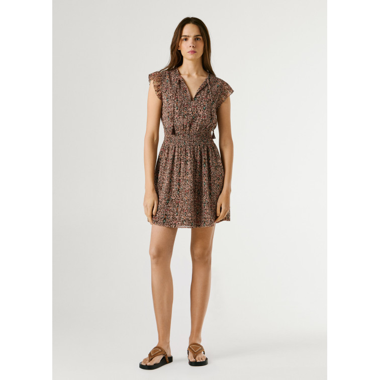 VESTIDO CORTO MUJER PEPE JEANS ESTAMPADO FANTASÍA