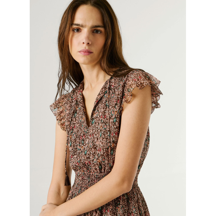 VESTIDO CORTO MUJER PEPE JEANS ESTAMPADO FANTASÍA