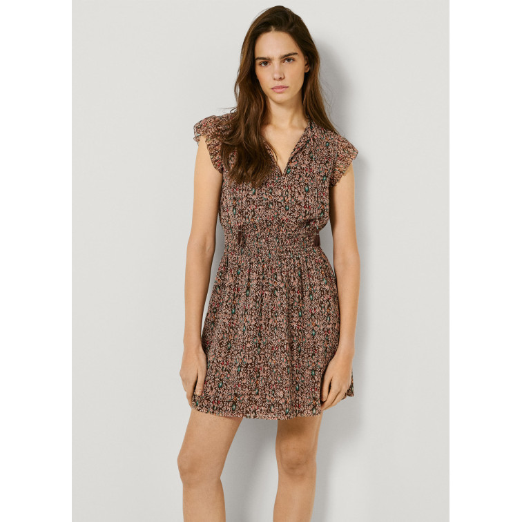 VESTIDO CORTO MUJER PEPE JEANS ESTAMPADO FANTASÍA