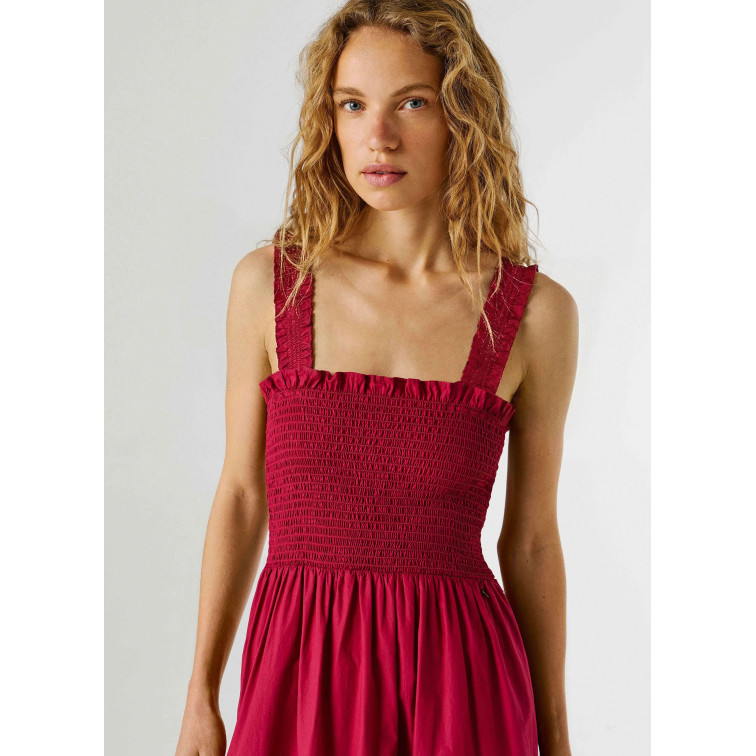 VESTIDO LARGO MUJER PEPE JEANS EN POPELÍN