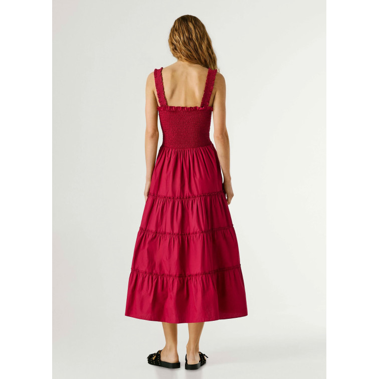 VESTIDO LARGO MUJER PEPE JEANS EN POPELÍN